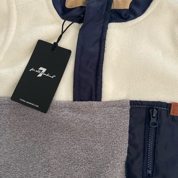 7 for all mankind toddler fleece pullover jacket. - Picture 4 of 15